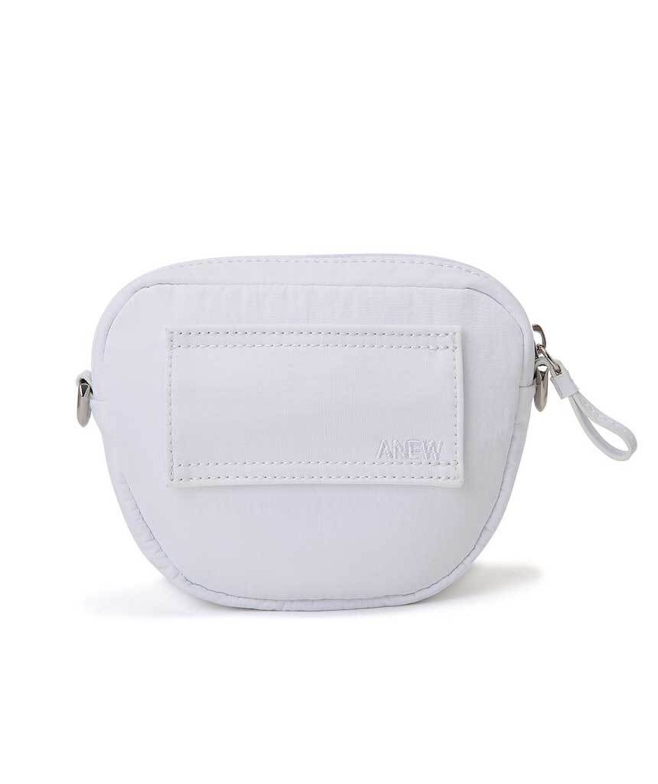 Crinkle Mini Shoulder Bag [サイズ: F (AGCUUBG10WHF)] [カラー: WHITE]