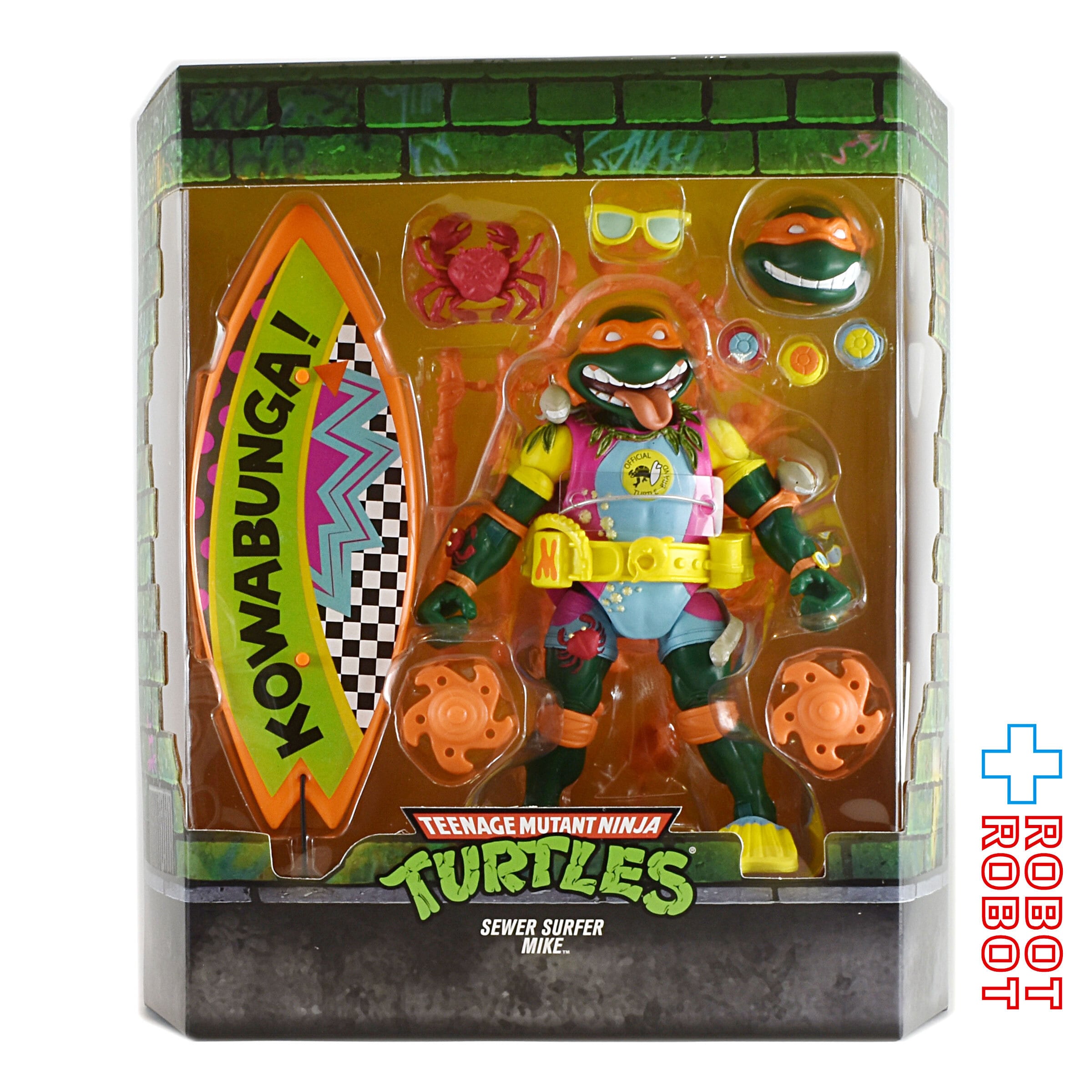 スーパー7 リ・アクション TMNT ニンジャタートルズ ミケランジェロ