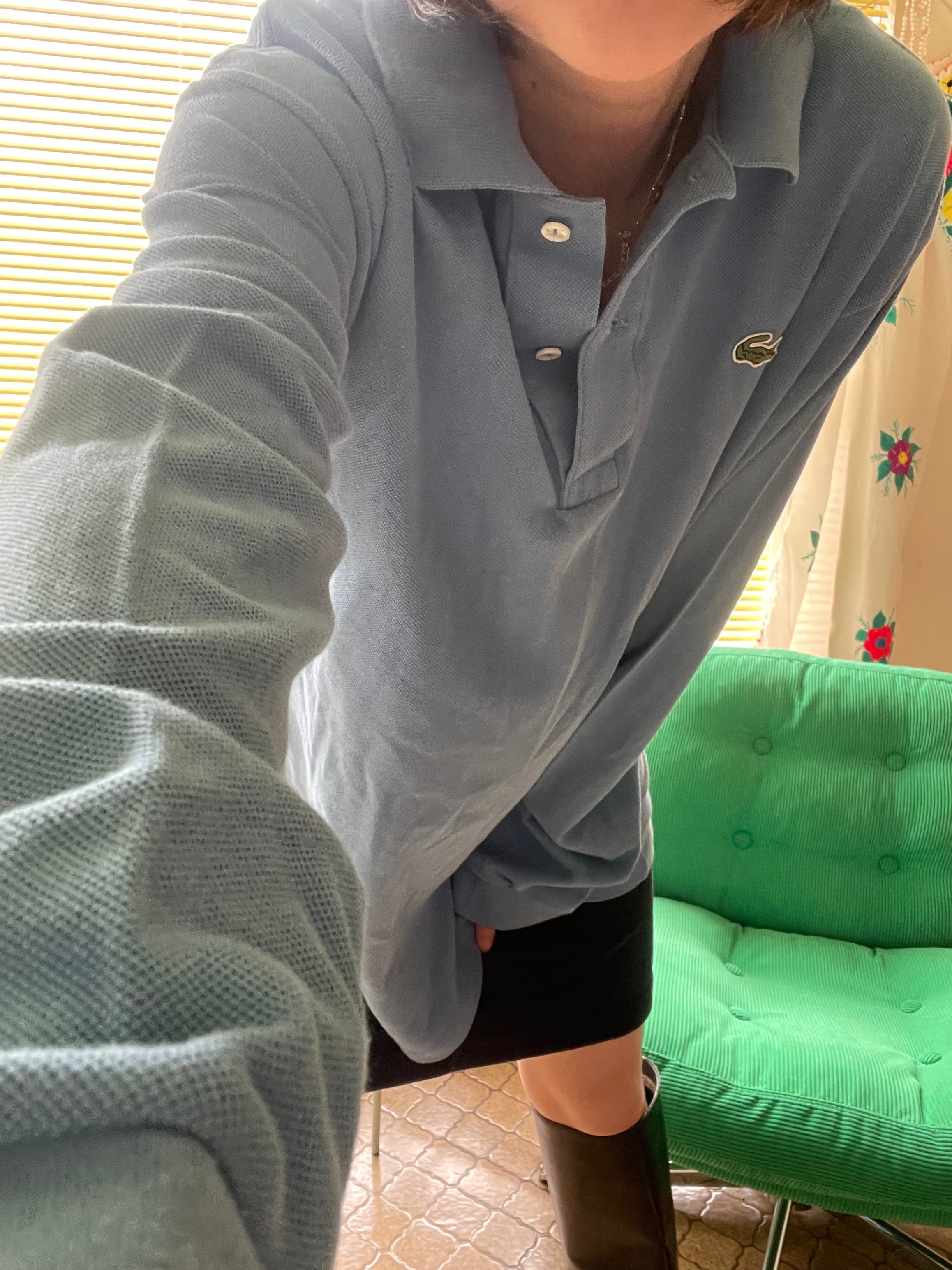 LACOSTE long sleeve polo