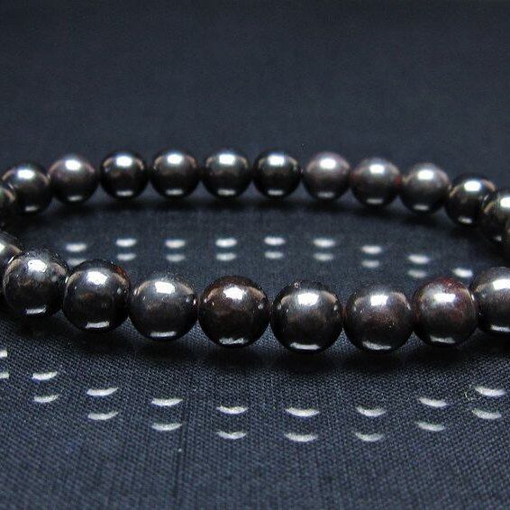 スギライト ブレスレット 8mm ブラックスギライト ブレス 一点物 メール便可 [M便 1/10] 111-45566