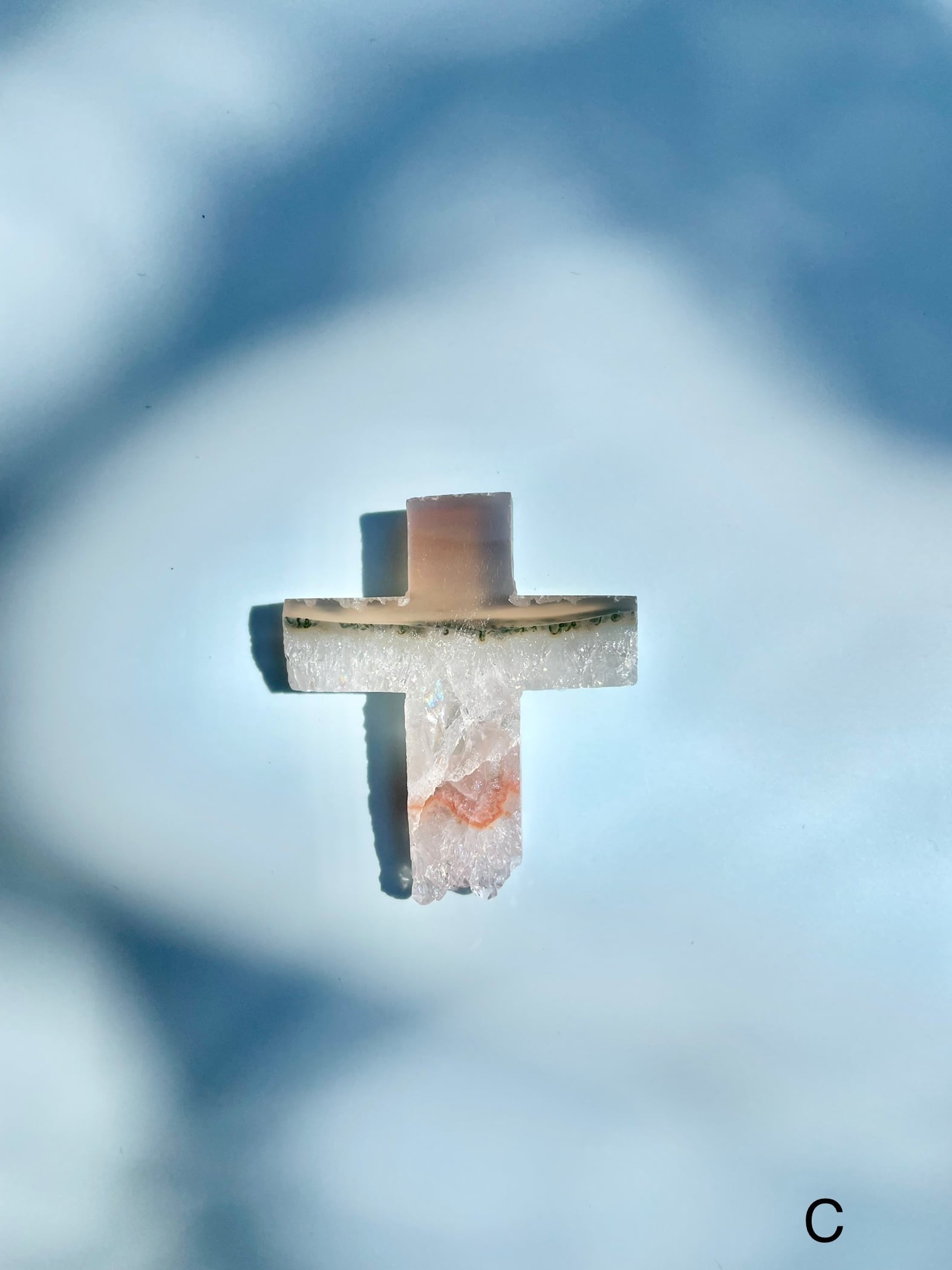 Agate Cross /  瑪瑙　クロス  L