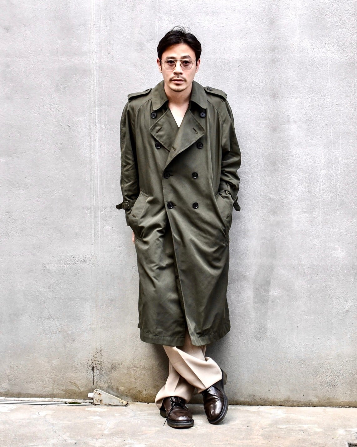 FRANKLIN TAILORED - Nylon Trench Coat (size-42) ¥28000+tax FRANKLIN TAILORED - Nylon Trench Coat (size-42) ¥28000+tax
