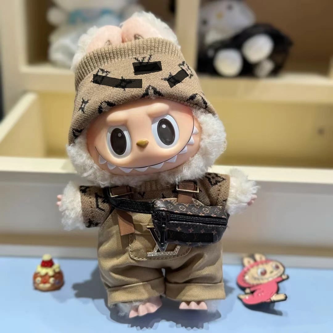 LABUBU 一二三代対応 帽子＋トップス＋パンツ＋シューズ＋サングラス＋