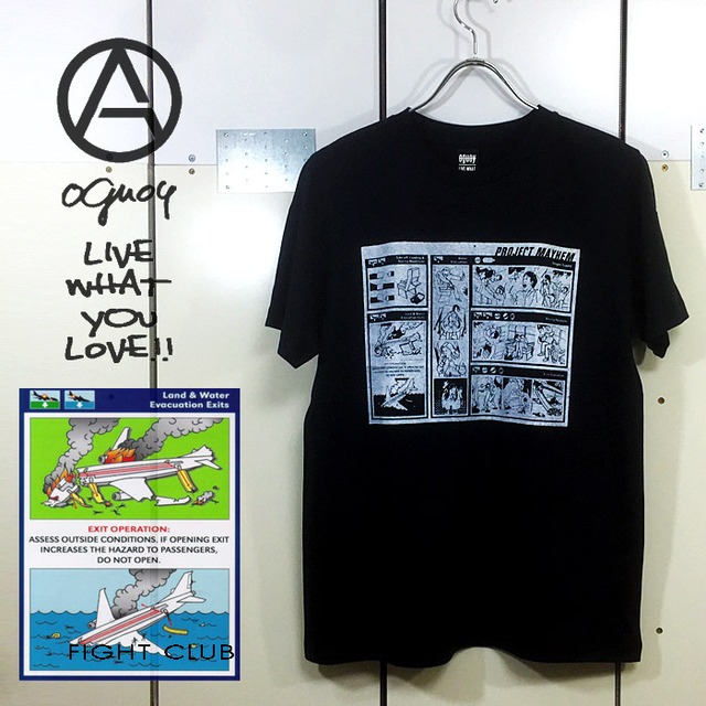 【SALE】ファイトクラブ 「HOMEWORK」 FIGHTCLUB 映画Tシャツ 90s カルトムービー / fightclub-sstee-homework  OL-C