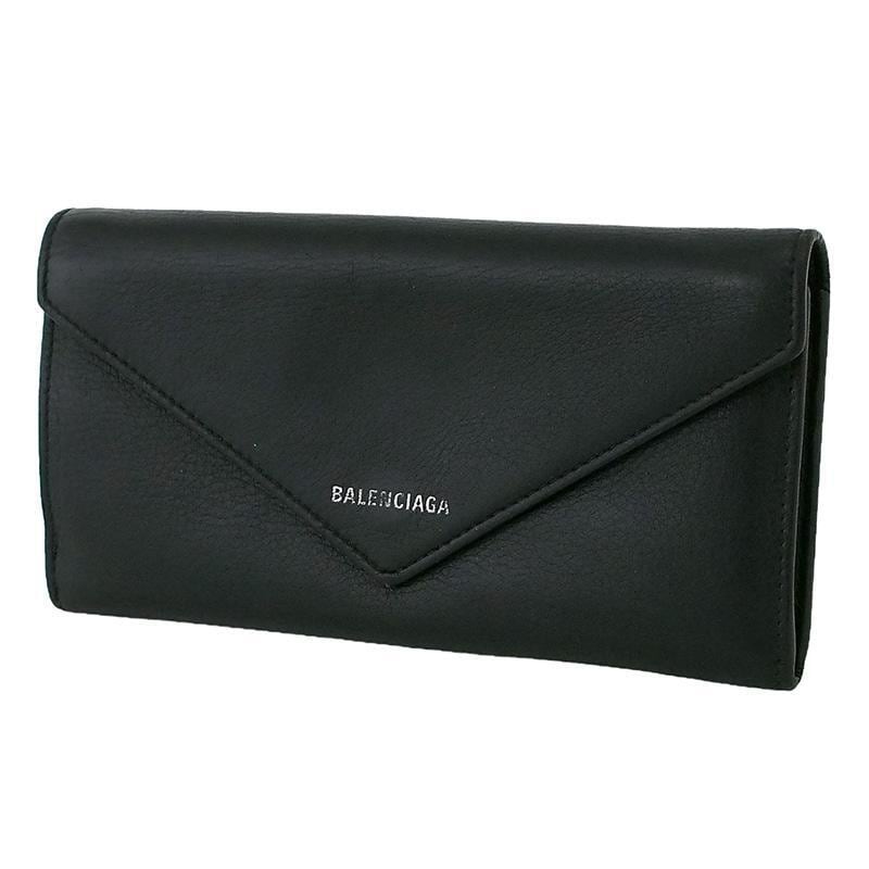 バレンシアガ BALENCIAGA レザー 長財布 ウォレット 黒 499207 バレンシアガ BALENCIAGA レザー 長財布 ウォレット 黒 499207 | 質