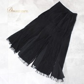 社交ダンス 衣装 スタンダード スカート レッスンウェア SEKINE セキネ 花柄 ブラック系 黒 レース 練習着 シック 上品 気品 大人っぽい スカート レッスン ブラック おしゃれ 大人用 スタイル 衣装 ブラックドレス レースアップ フォーマル 流行 ファッション レディース 日本製 踊りやすい クラシック 85cm 練習用 レッスン着 上品な花柄 コスチューム シンプル 高級感