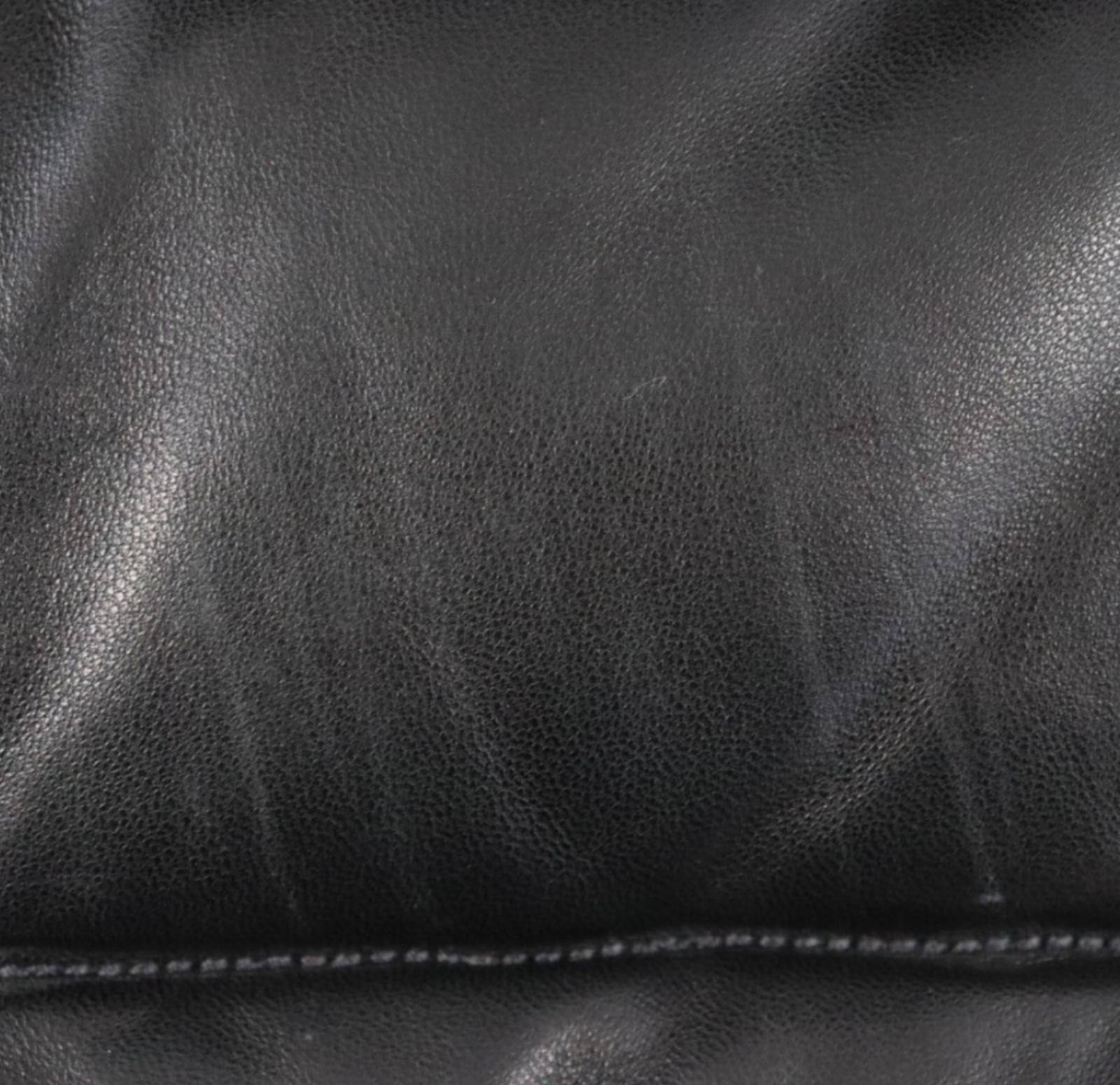CHROME HEARTS クロムハーツ ファーフード オールレザー ダウン
