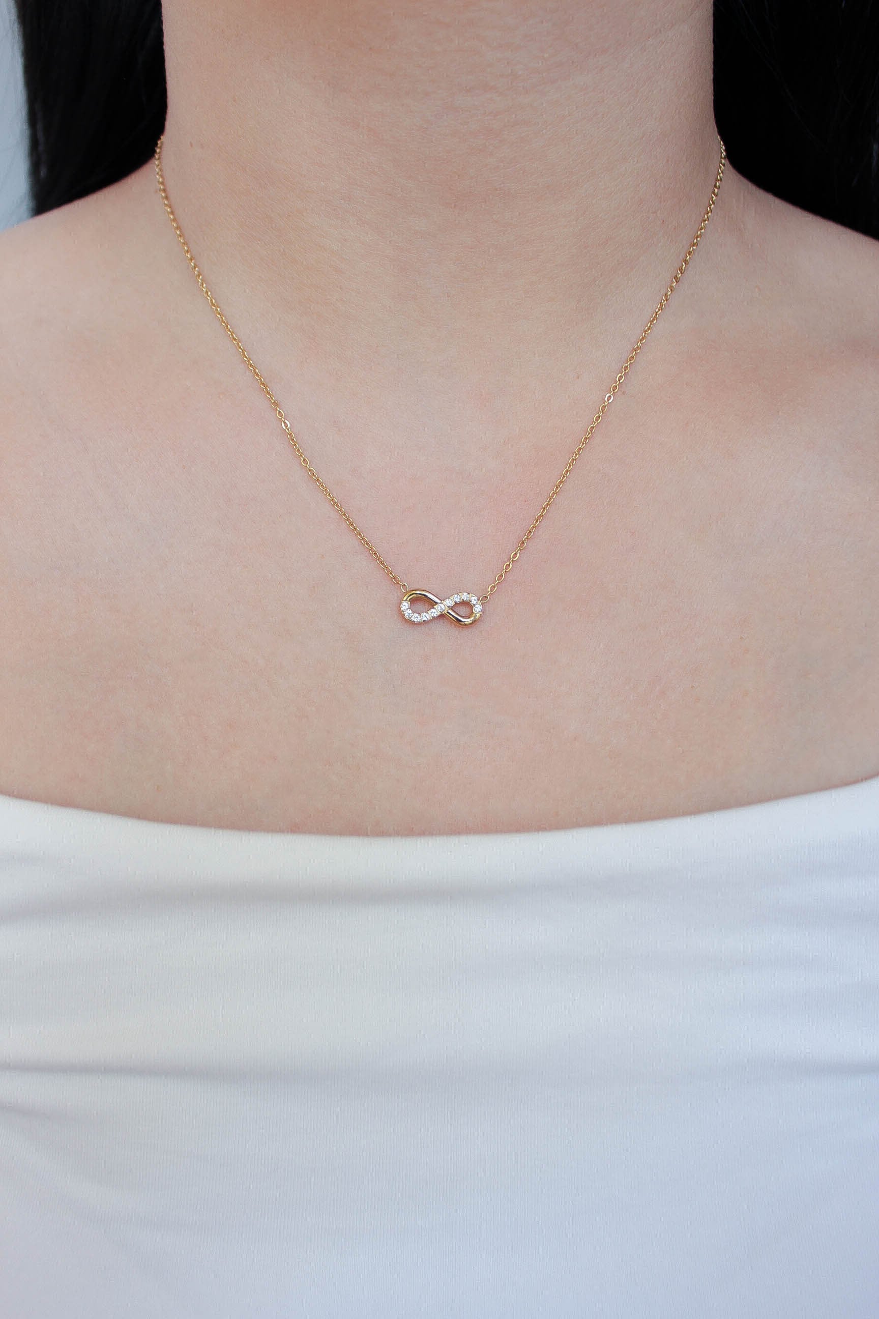 小物・アクセサリー E. Mini Infinity Necklace | ebine(エビネ)|金属アレルギー対応アクセサリー