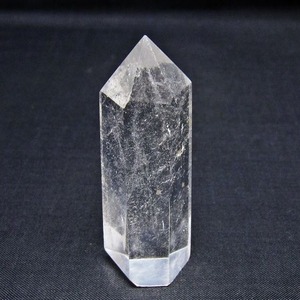 水晶 六角柱 ポイント 置物 一点物 142-11046