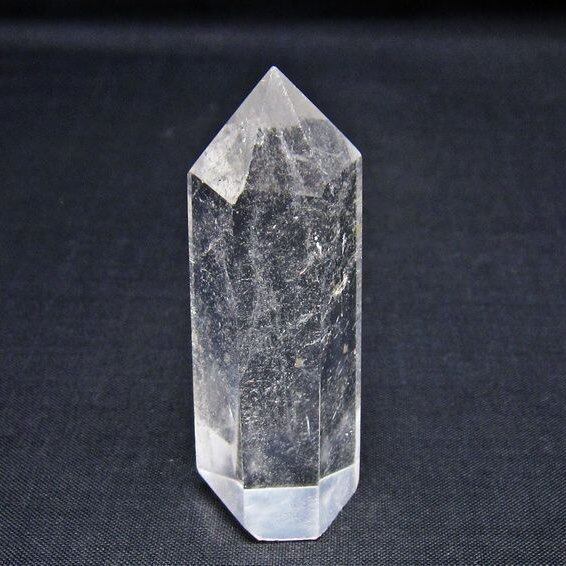 水晶 六角柱 ポイント 置物 一点物 142-11046