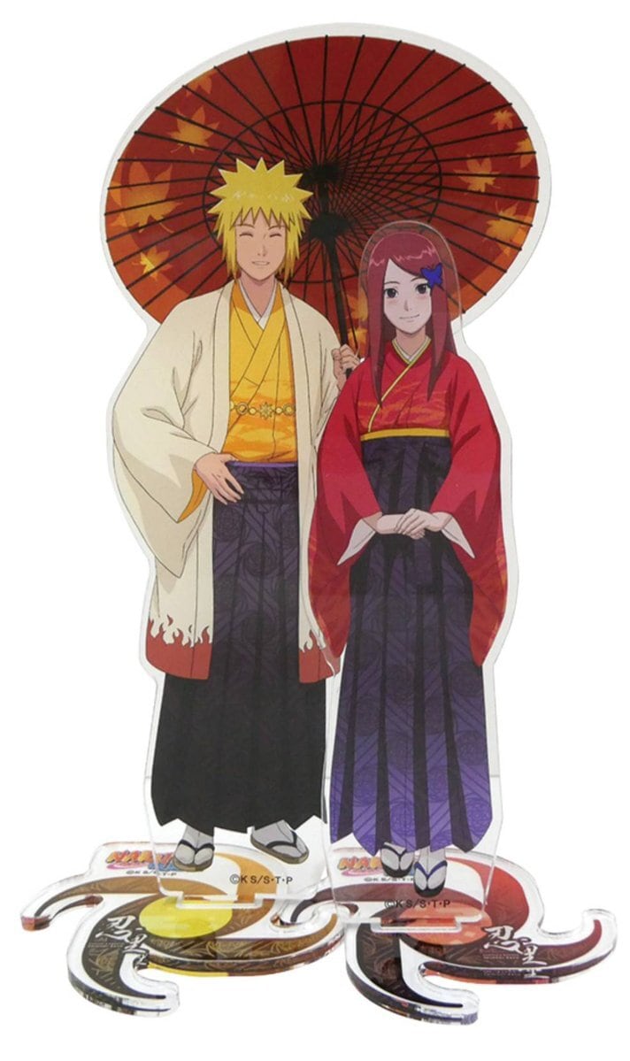 KAYOU NARUTO 浮世絵カード アクリルスタンド付　豪傑物語3種類 アクリルスタンド(ナルト/ミナト)【特別任務 自来也忍法帳〜ナルト豪傑