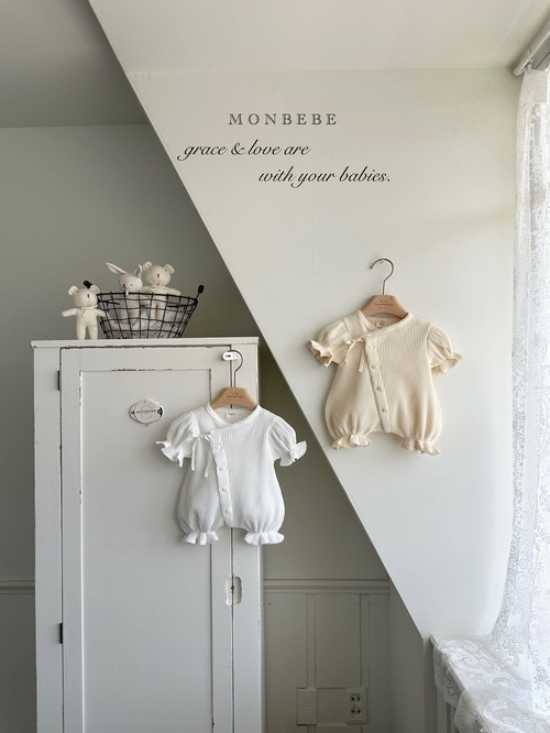 monbebe［取寄］cream waffle suit 26autumn