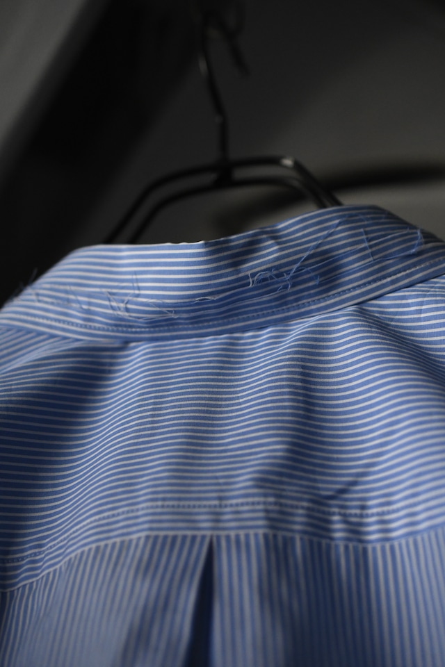ensou. / Rough Cut Shirt (Blue Stripe)