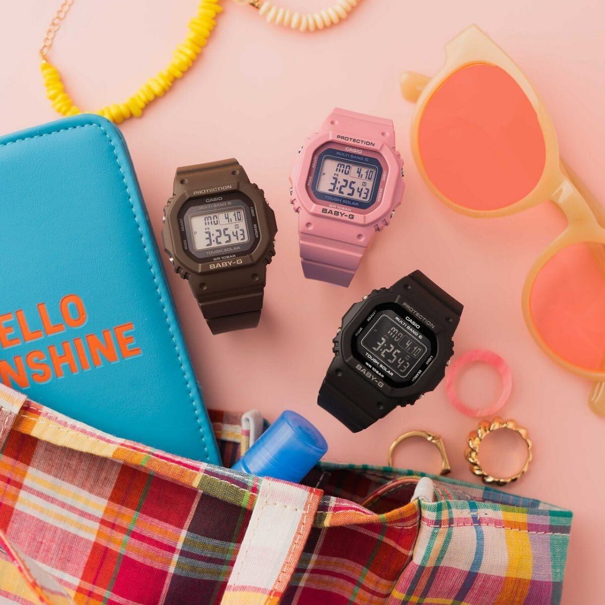 国内正規品 CASIO BABY-G カシオ ベビーG 電波ソーラー スクエア