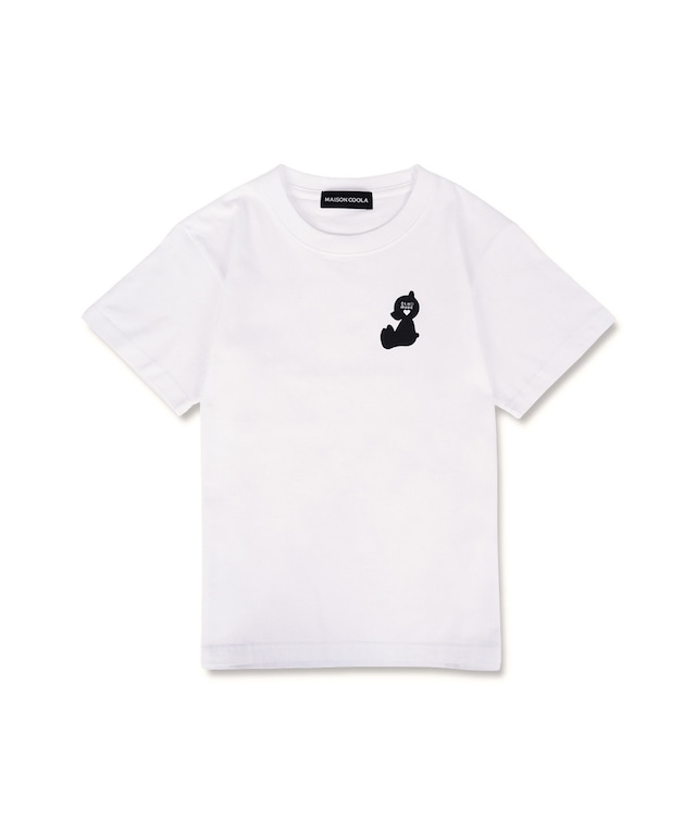 COOLAミニベアープリントコンパクトTシャツ (WHITE)　CQ-48098