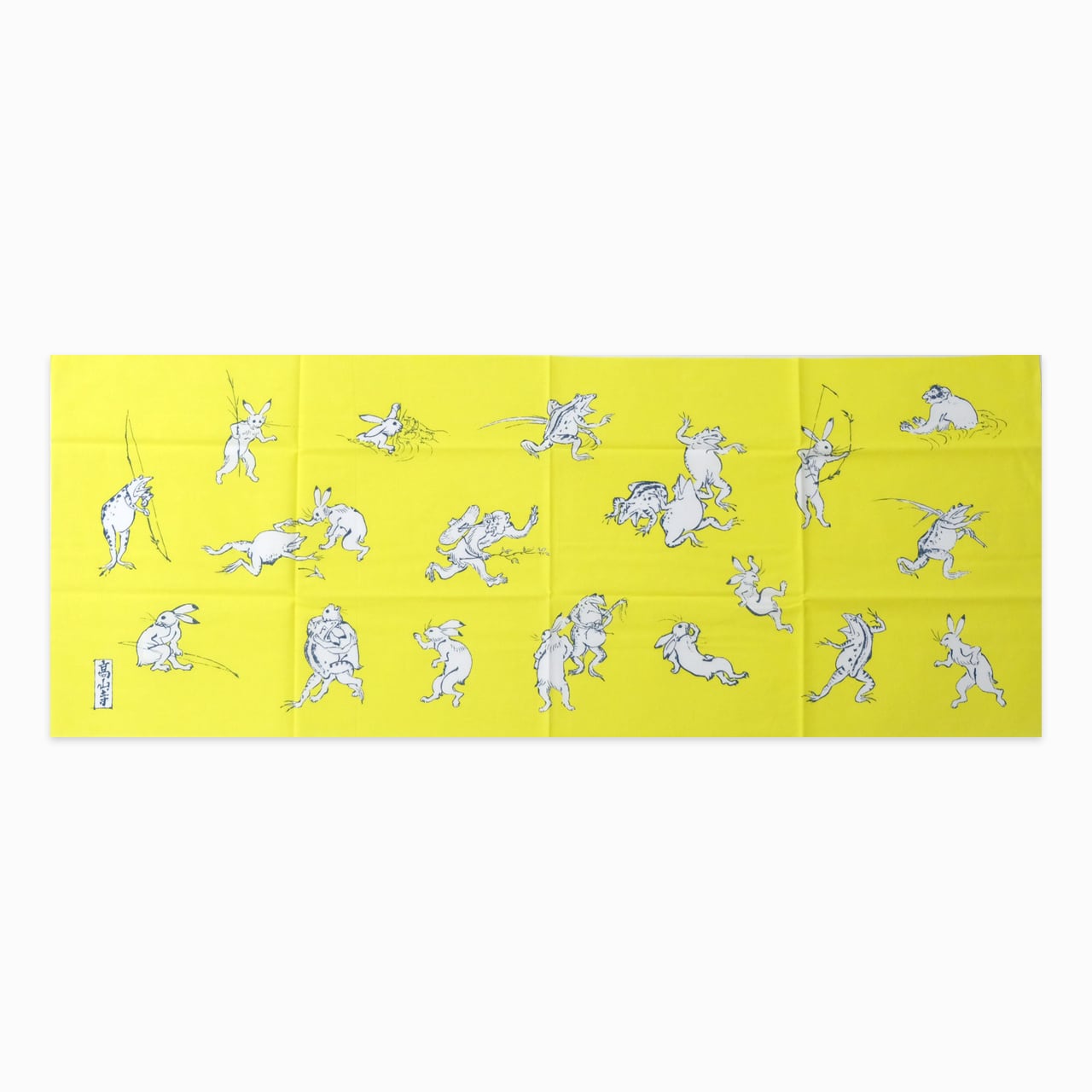 鳥獣戯画展ビビットカラー手ぬぐい 3枚1枚使用済テープバッジ×2ファイルA4×2 143864470.jpg?cmsp_timestamp=