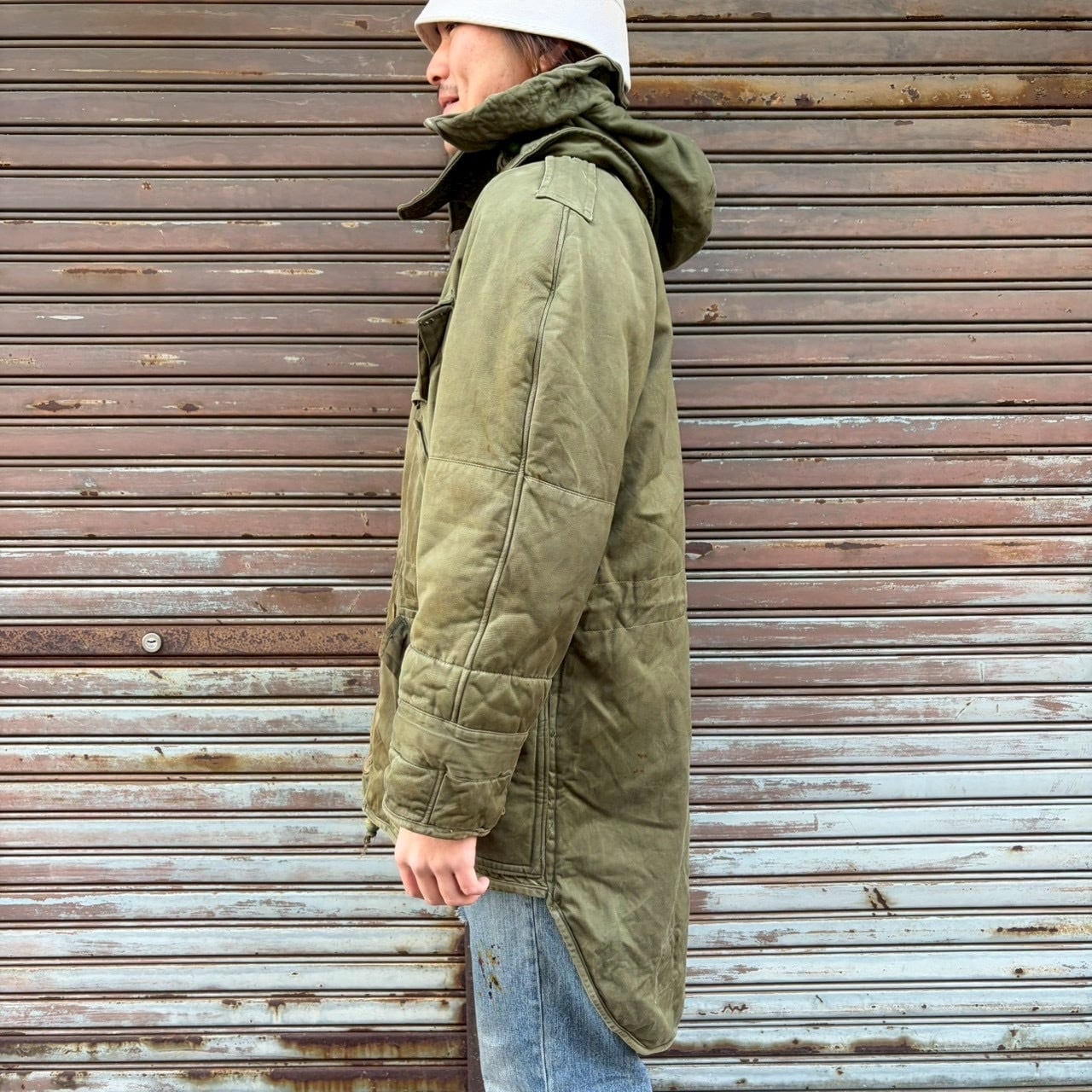 50s イギリス軍 実物 ミドルパーカー 3rd モッズコート M ユーロ