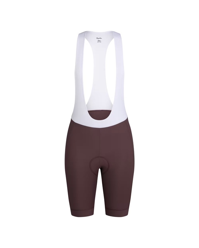RAPHA WOMEN'S CORE BIB SHORTS HUCKLBERRY/WHITE XS