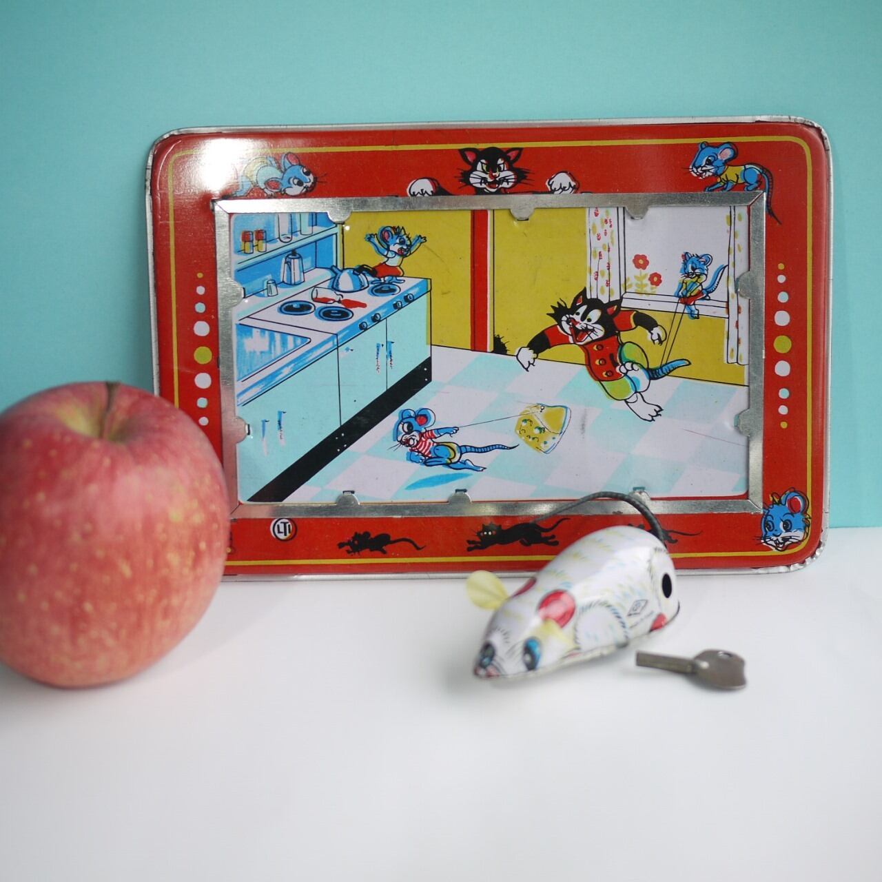 WELBYウェルビー ラッキーマウス ブリキのネズミ インド