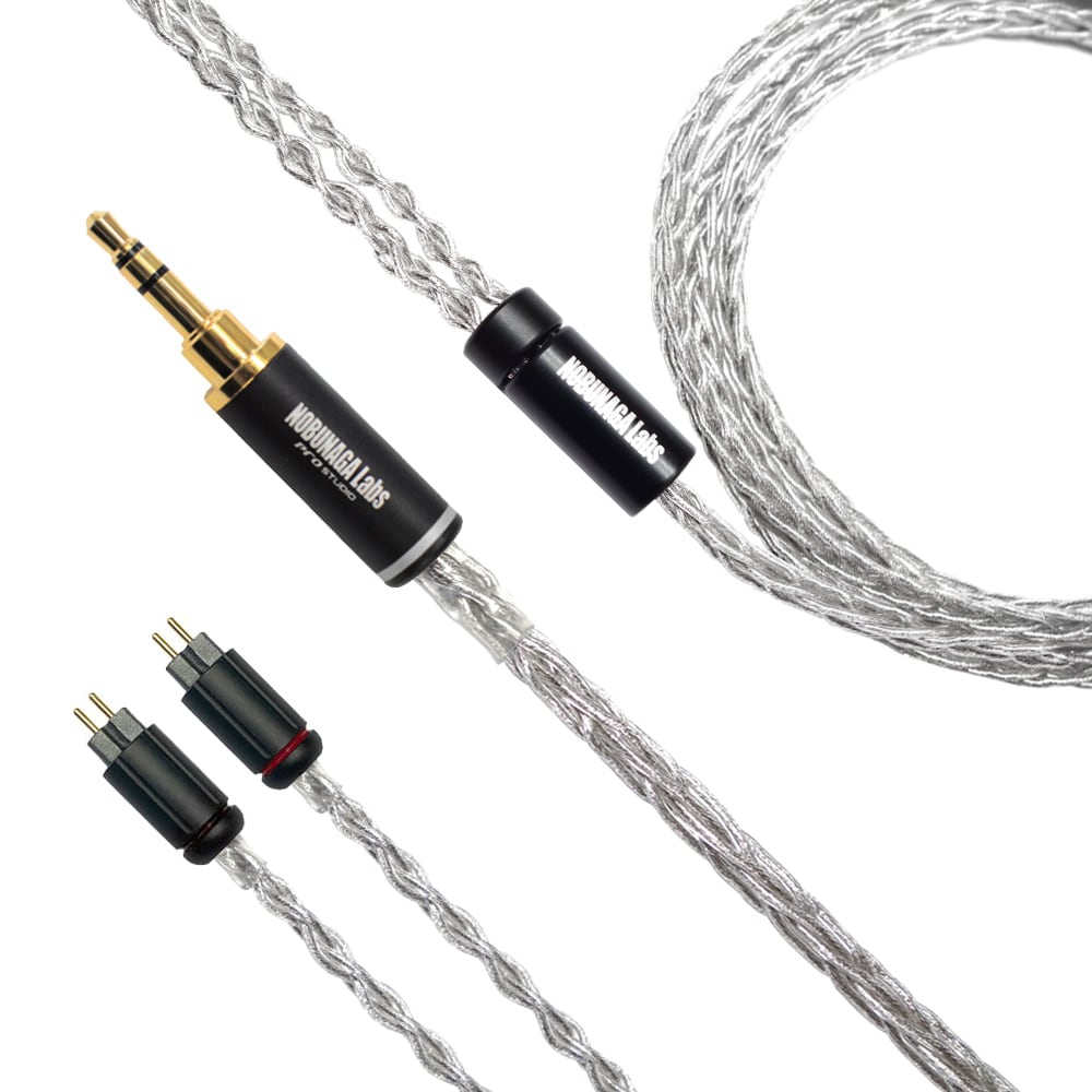 【美品中古品】VESTA (ベスタ): NOBUNAGA Labs VISION :: 3.5mm3極ステレオミニプラグ対応カスタムIEM2pinリケーブル