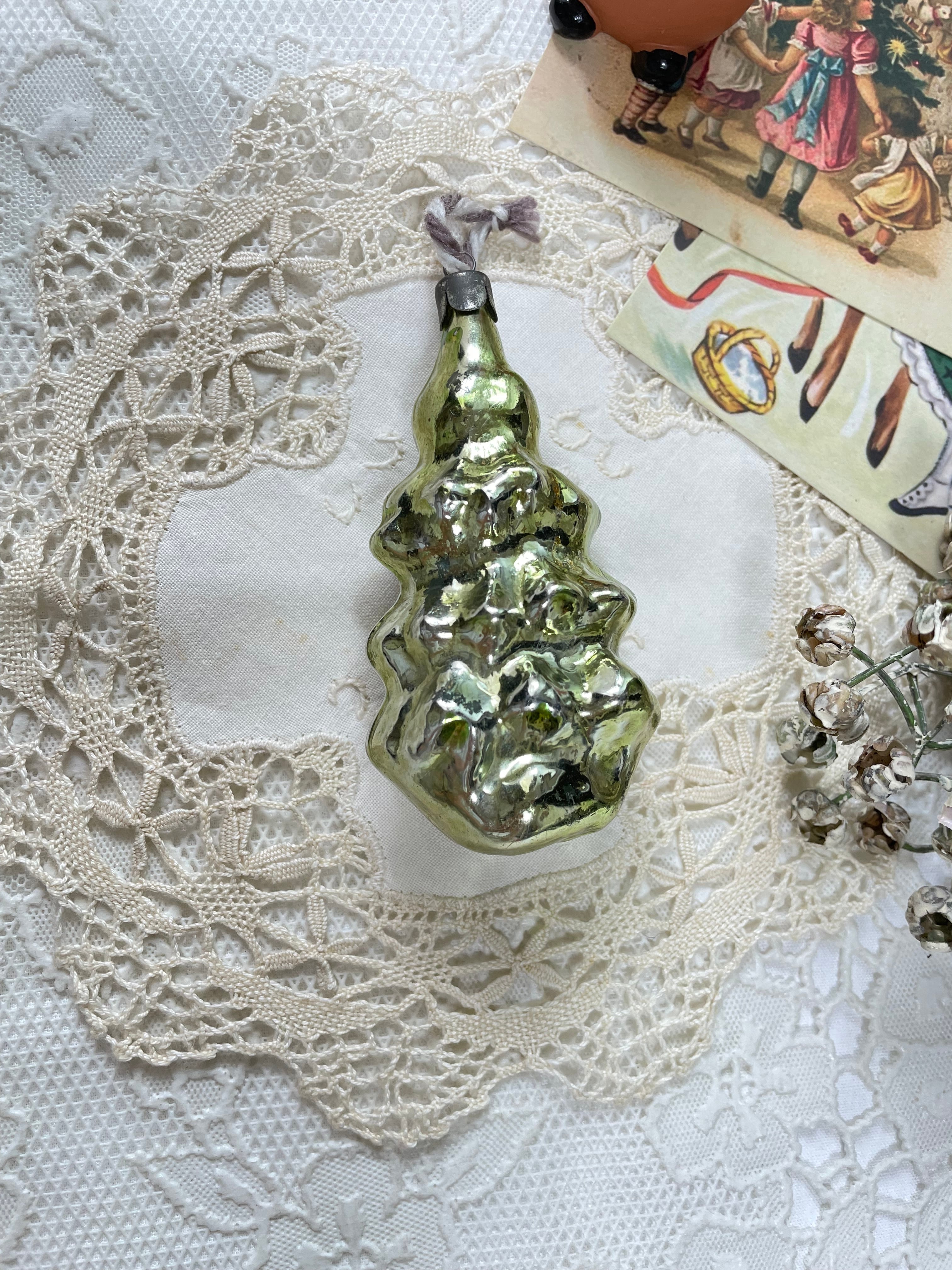 ヴィンテージガラスオーナメント❁⃘*.ﾟもみの木 | nya_nyashop