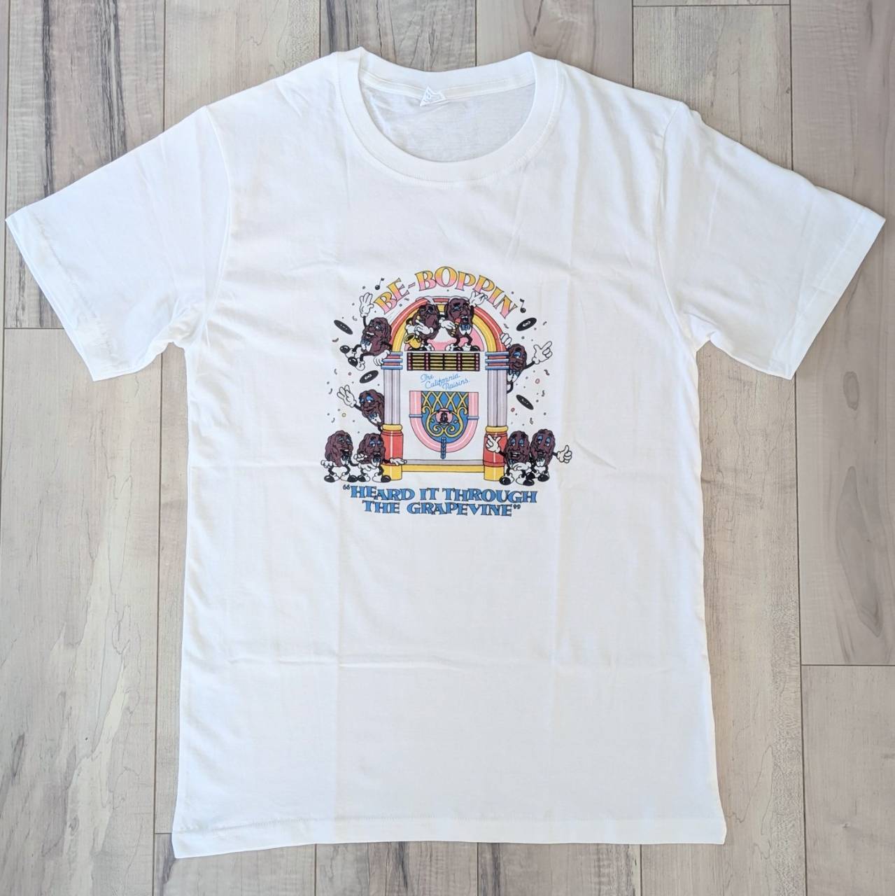 ♧【 California Raisins（ カリフォルニアレーズン ）】『 BE-BOP PIN 』 Tシャツ〚アメリカン雑貨 アメトイ〛