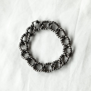 60s FRENCH VINTAGE SILVER800 TWIST BRACELET