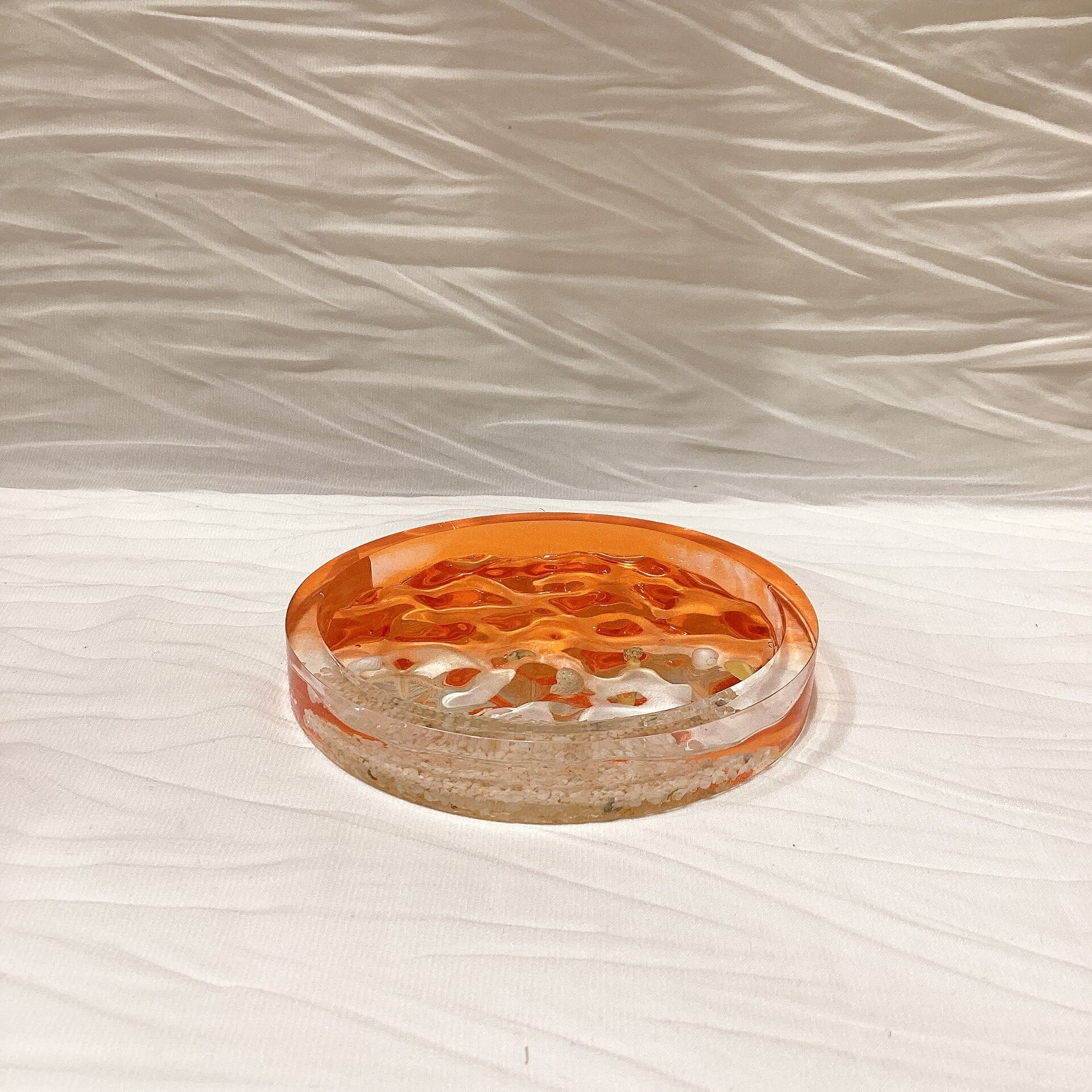 【1316】オーシャンアート　立体　波紋　波模様　雑貨 75148fc20591a997e3a6da37ec5b01