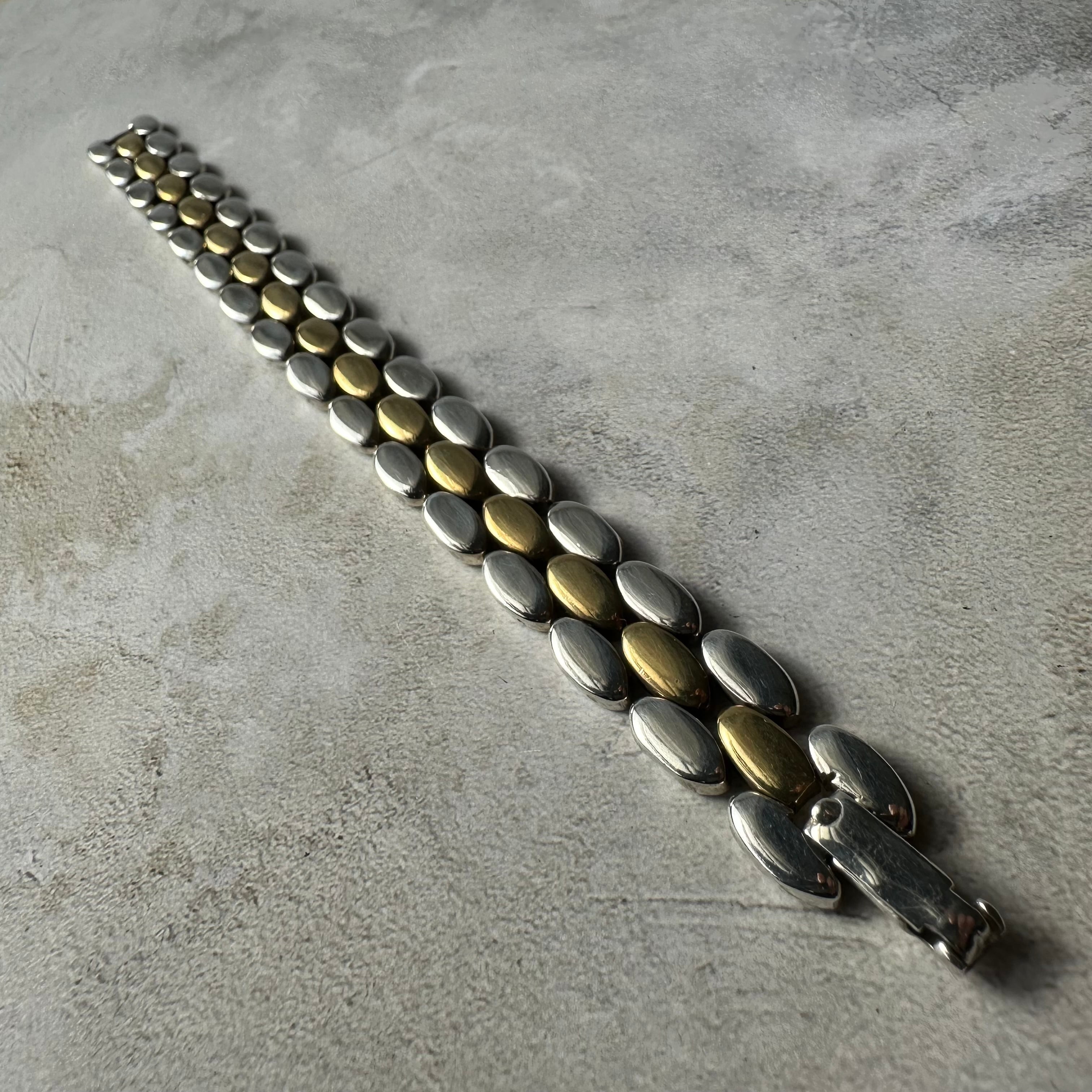 Vintage Heavy Panther Chain Bracelet Silver925 Made in Mexico