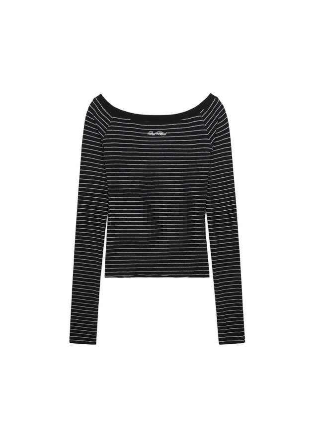 【LE SSERAFIM ウンチェ着用】Beyond soft off-shoulder top.1933