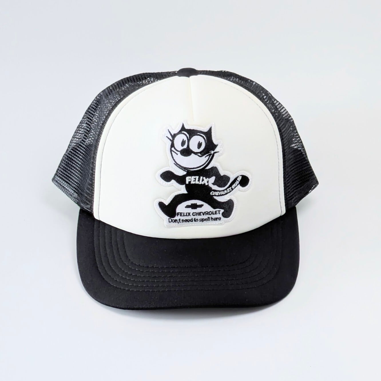 【 Mesh Cap / メッシュキャップ 】 FELIX ( フィリックス / フェリックス ) / BLACK / レーシングキャップ / ベースボールキャップ 〚アメリカン雑貨 アメトイ〛