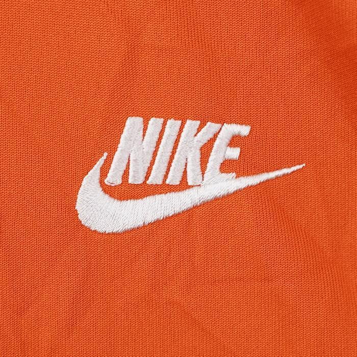 NIKE ナイキ トラックジャケット 襟高 刺繍 M オレンジ 白 8555 NIKE ナイキ トラックジャケット 襟高 刺繍 M オレンジ 白 8555