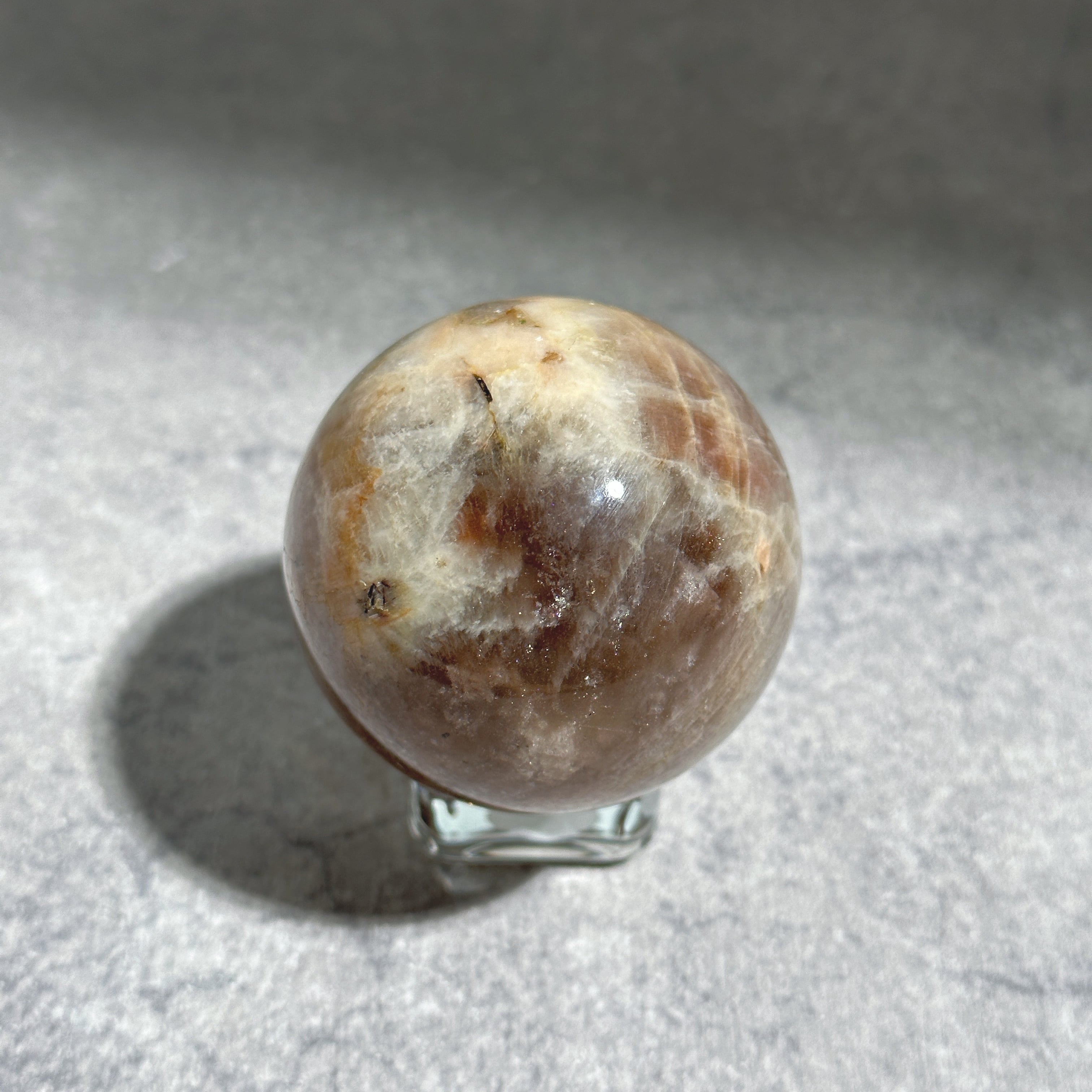 サン＆ムーンストーン スフィア（丸玉）22◇Sun & Moon Stone Sphere