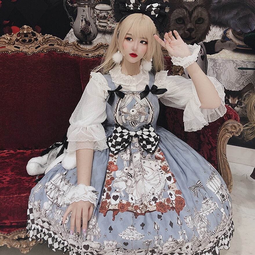 スイートロリータ ドレス JSK ジャンパースカート リボン アリス 