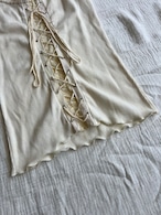 "A Foreign Brand" Lace-up Fril Tanktop
