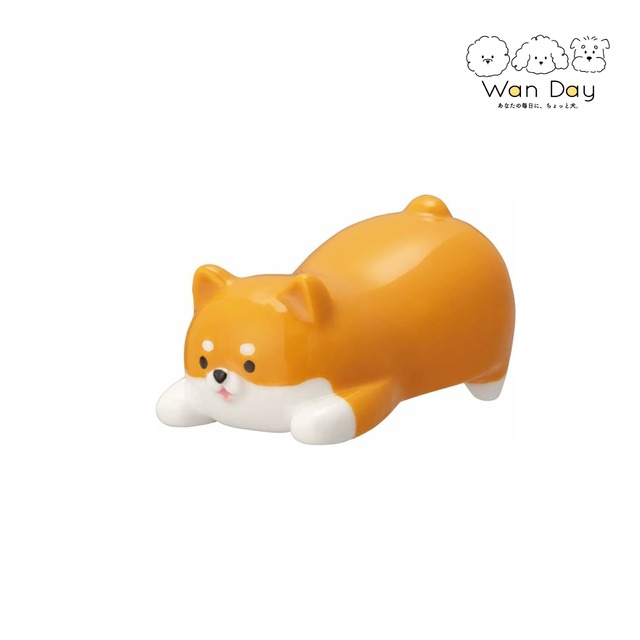 【柴犬】カップ麺のフタ留め箸置き