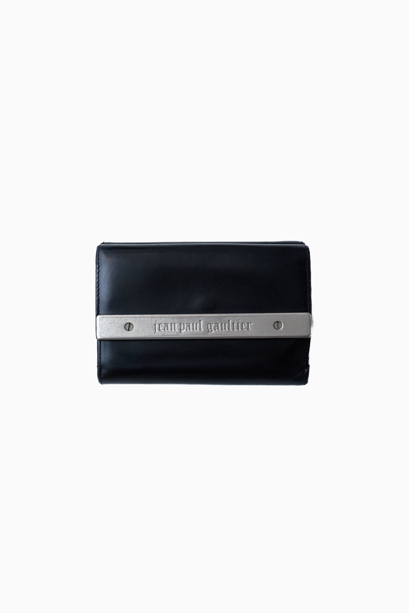 Jean Paul Gaultier BLACK TRIFOLD WALLET