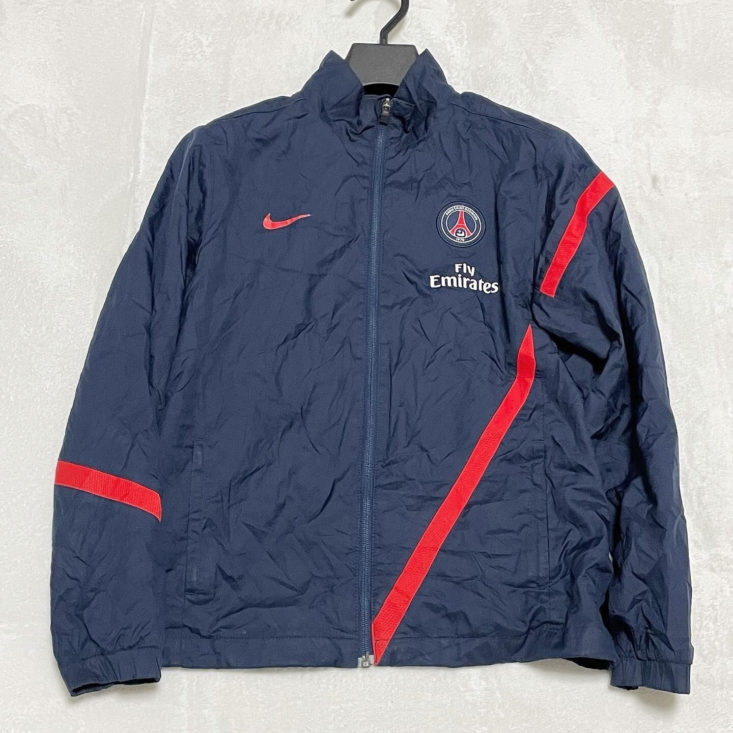 NIKE PSG ナイキ パリサンジェルマン ナイロンジャケット Lサイズ 紺色 