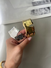 wide cuff open bangle