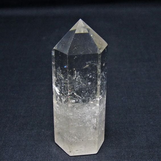 水晶 六角柱 ポイント 置物 一点物 142-11050