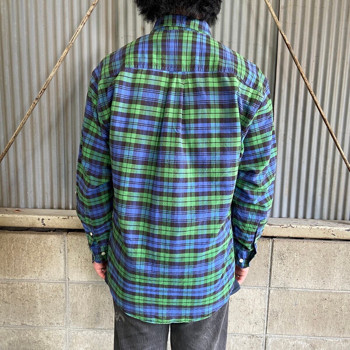 90s~00s GAP チェックボタンダウンシャツ