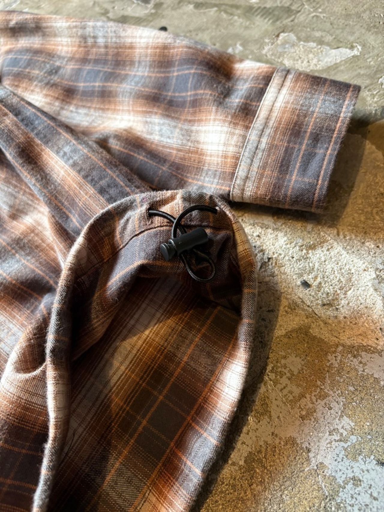 GENIUS CRAft / OMBRE CHECK SHIRT L/S / オンブレーチェックシャツ / ワイドシルェット / ボックスシルエット - 4