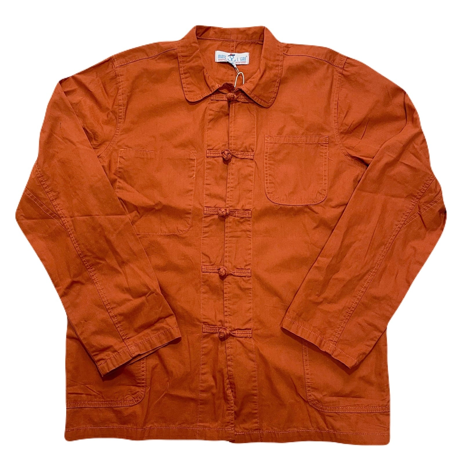 MATE L'EAU フレンチチャイナシャツ M ブラック MATE L'EAU】French China Shirt Jacket | tyilo