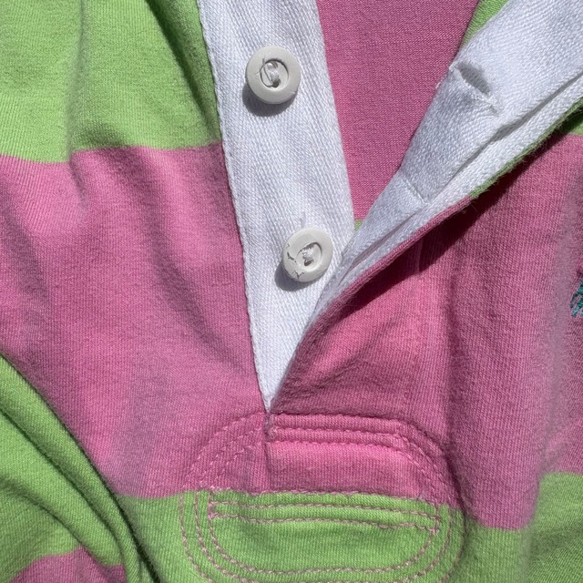 【KIDS】Ralph Lauren Stripe Polo Dress (Kids 110–120cm / Size 6)