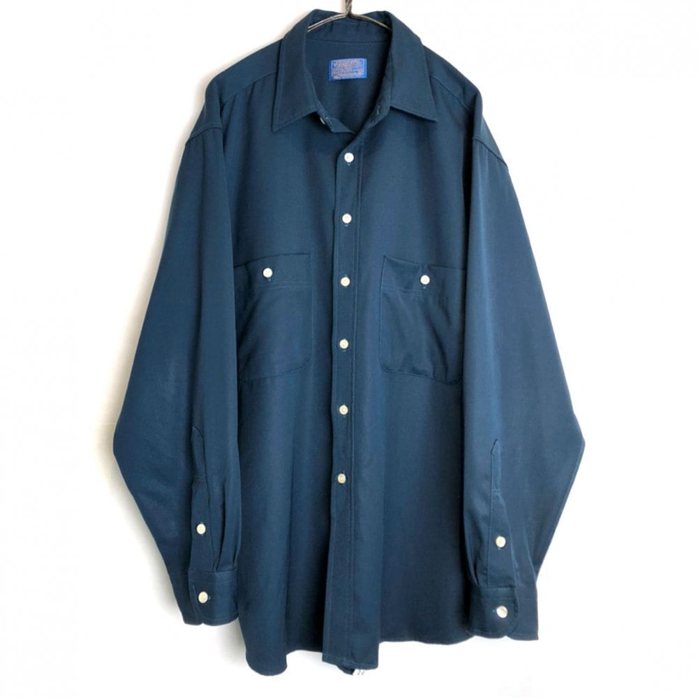 Pendleton [PENDLETON] Vintage Wool Gabardine Shirt [1970s