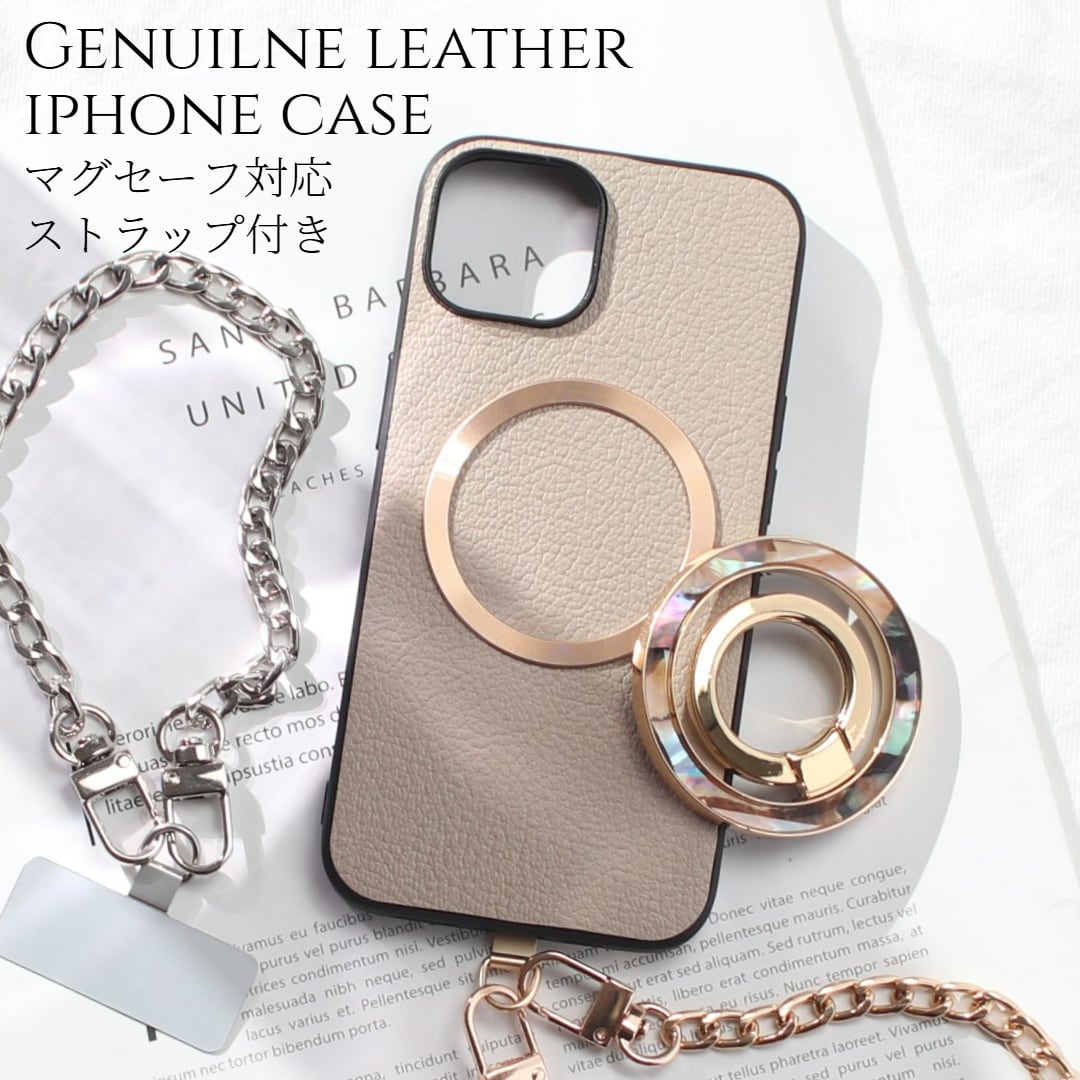 iphoneケース レザー iphone17 iphone16 iphone15 iphone14 リング付き