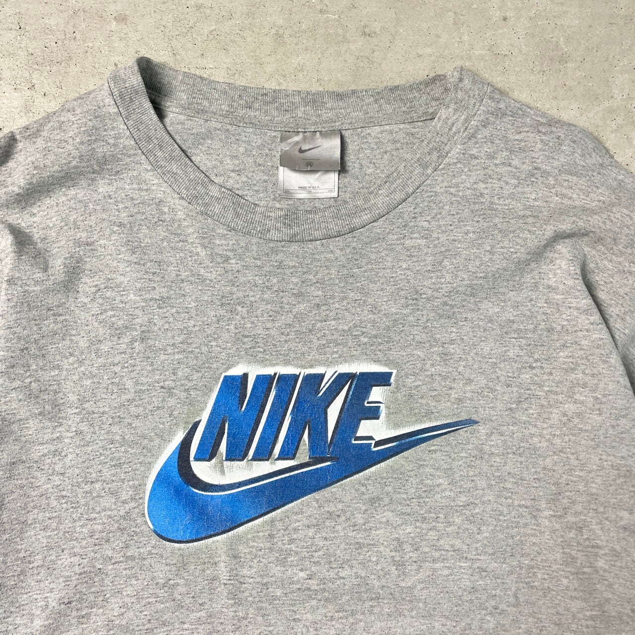 希少デザイン！OLD NIKE 袖ロゴプリント ドット柄 ポリエステルジャケット