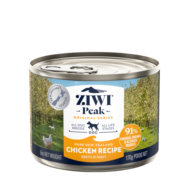 ZIWI Peak (ジウィ ピーク) ドッグ缶 チキン 170g｜全犬種・全年齢対応 【正規品】