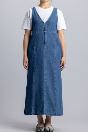 ヨーロピアンストレッチデニ厶】ジャンパースカート | 青木被服