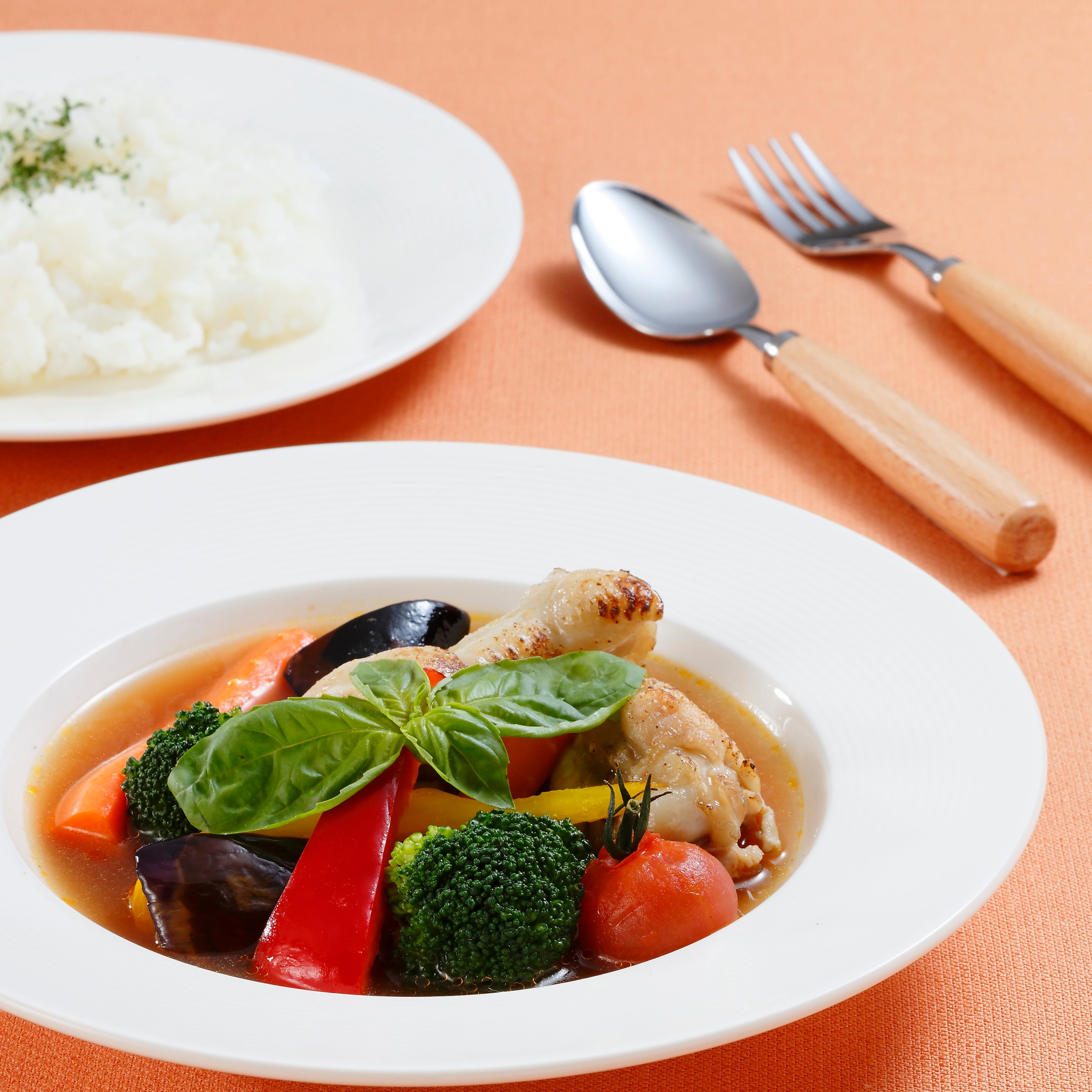 札幌の食卓 うちのスープカレー あっさりトマト味